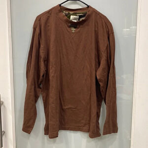 Cosi Concepts Men's Brown Camo Long Sleeve T Shirt Sz M